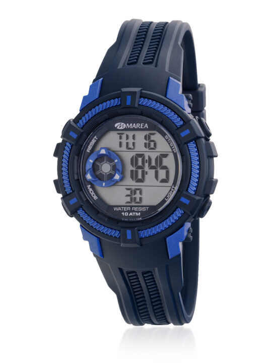 Reloj Marea Infantil B40200/2 silicona color azul oscuro., 10 ATM.
