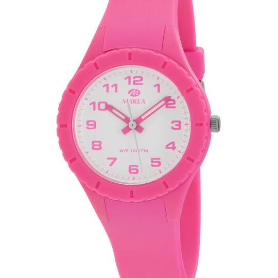 Reloj Marea Infantil B44108/7 caucho color fucsia., 10 ATM. Reloj Marea Infantil B44108/7 caucho color fucsia., 10 ATM.